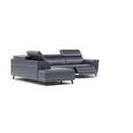 Sparta Corner Recliner Sofa - Combination 4 - Right Hand Facing Sofa Corner Group (Two Motors) Cat NL/O/S - Right Hand Facing - Power with Power Headrest & USB — NL5100 New York Dark Blue, gallery image 1