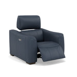 Beck Recliner Armchair - Power Recliner Chair Cat 20S - Power Recliner with USB — NWS-518E OCEAN BLUE, gallery image 1