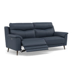 Revel 3 Seater Recliner Sofa - 2.5 Seater Sofa with 2 Power Recliners Cat 20S - Power Recliner with USB — NWS-518E OCEAN BLUE, gallery image 1