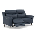 Revel 2 Seater Recliner Sofa - 2 Seater Sofa with 2 Power Recliners Cat 20S - Power Recliner with USB — NWS-518E OCEAN BLUE, gallery image 1