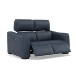 Beck 2 Seater Recliner Sofa - 2 Seater Sofa with 2 Power Recliners Cat 20S - Power Recliner with USB — NWS-518E OCEAN BLUE, gallery image 1