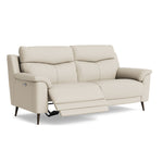 Revel Small 3 Seater Recliner Sofa - 2.5 Seater Sofa with 2 Power Recliners (Compact) Cat 20S - Power Recliner with USB — NWS-521E FROST, gallery image 1