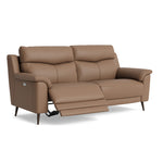 Revel Small 3 Seater Recliner Sofa - 2.5 Seater Sofa with 2 Power Recliners (Compact) Cat 20S - Power Recliner with USB — NWS-586E FAWN, gallery image 1