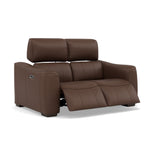 Beck 2 Seater Recliner Sofa - 2 Seater Sofa with 2 Power Recliners Cat 20S - Power Recliner with USB — NWS-512E CACAO BROWN, gallery image 1