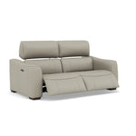 Beck 3 Seater Recliner Sofa - 2.5 Seater Sofa with 2 Power Recliners Cat 20S - Power Recliner with USB — NWS-516E LIGHT GREY, gallery image 1
