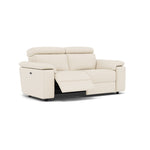 Nicoletti Rossini 2 Seater Recliner Sofa - 2 Seater Sofa Power Recliner & Power Headrest CB - Power with Power Headrest & USB — Torello PS Bianco 93, gallery image 1