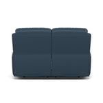 Galaxy 2 Seater Recliner Sofa - 2 Seater 2 Power Recliners Cat 20S - Power Recliner with USB — BXS-313E OCEAN BLUE, gallery image 2