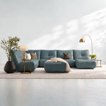 Comet Corner Sofa - Combination 1 - Corner Sofa Group With Footstool Cat 20S — BVS-301E - LAKE GREEN, gallery image 1