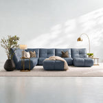 Comet Corner Sofa - Combination 1 - Corner Sofa Group With Footstool Cat 20S — BXS-313E OCEAN BLUE, gallery image 1