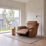 Nicoletti Vivaldi Recliner Armchair - Power Recliner Chair CK Botero - Power Recliner with USB-C — Botero 2151 Cuoio, gallery image 1