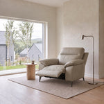 Nicoletti Vivaldi Recliner Armchair On Legs - Power Recliner Chair on Legs CK Botero - Power Recliner with USB-C — Botero 2152 Taupe, gallery image 1
