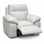 Nicoletti Vivaldi Recliner Armchair - Power Recliner Chair CK Botero - Power Recliner with USB-C — Botero 2153 Bianco, gallery image 1