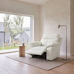Nicoletti Vivaldi Recliner Armchair - Power Recliner Chair CK Botero - Power Recliner with USB-C — Botero 2153 Bianco, gallery image 2