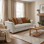 Burton 4 Seater Sofa - Grand Sofa Grade C — 3728 : Chalk Bjorn Boucle, gallery image 1