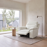 Nicoletti Vivaldi Recliner Armchair - Power Recliner Chair NA/NE - Power Recliner with USB-C — Gaston 701 Bianco, gallery image 2