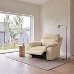 Nicoletti Vivaldi Recliner Armchair - Power Recliner Chair NA/NE - Power Recliner with USB-C — Gaston 704 Avorio, gallery image 1