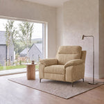 Nicoletti Vivaldi Armchair On Legs - Chair on Legs NA/NE — Gaston 7104 Beige, gallery image 1