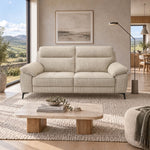 Nicoletti Vivaldi 3 Seater Sofa On Legs - 3 Seater Sofa on Legs NA/NE — Gaston 714 Grigio, gallery image 1