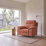 Nicoletti Vivaldi Armchair On Legs - Chair on Legs NA/NE — Gaston 724 Corallo, gallery image 1