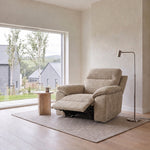 Nicoletti Vivaldi Recliner Armchair - Power Recliner Chair NA/NE - Power Recliner with USB-C — Gaston 734 Sabbia, gallery image 2