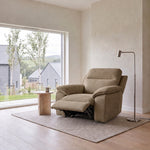 Nicoletti Vivaldi Recliner Armchair - Power Recliner Chair NA/NE - Power Recliner with USB-C — Gaston 744 Nocciola, gallery image 2