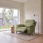 Nicoletti Vivaldi Recliner Armchair On Legs - Power Recliner Chair on Legs NA/NE - Power Recliner with USB-C — Gaston 748 Salvia, gallery image 1
