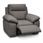Nicoletti Vivaldi Recliner Armchair - Power Recliner Chair NA/NE - Power Recliner with USB-C — Gaston 766 Fumo, gallery image 1