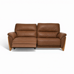 Ercol Enna 3 Seater Recliner Sofa - Medium Recliner Sofa Leather — CM - Clear Matt / L1102, gallery image 2