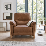 Ercol Enna Armchair - Armchair Leather — CM - Clear Matt / L1102, gallery image 1