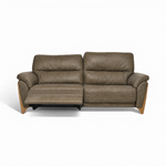 Ercol Enna 3 Seater Recliner Sofa - Medium Recliner Sofa Leather — CM - Clear Matt / L1501, gallery image 2