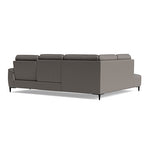 Loma Large Corner Sofa - Combination 1 Left Terminal with 2.5 Right Power 2 Pieces Cat 20S - Left Hand Facing - Power Recliner with USB — NWS-042E ELEPHANT, gallery image 2