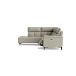 Loma Large Corner Sofa - Combination 1 Left Terminal with 2.5 Right Power 2 Pieces Cat 20S - Left Hand Facing - Power Recliner with USB — NWS-516E LIGHT GREY, gallery image 1