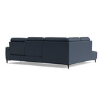Loma Large Corner Sofa - Combination 1 Left Terminal with 2.5 Right Power 2 Pieces Cat 20S - Left Hand Facing - Power Recliner with USB — NWS-518E OCEAN BLUE, gallery image 2
