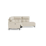 Loma Large Corner Sofa - Combination 2 Right Terminal with 2.5 Left Power 2 Pieces Cat 20S - Right Hand Facing - Power Recliner with USB — NWS-521E FROST, gallery image 1