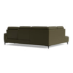 Loma Large Corner Sofa - Combination 1 Left Terminal with 2.5 Right Power 2 Pieces Cat 20S - Left Hand Facing - Power Recliner with USB — NWS-548E DARK OLIVE, gallery image 2