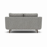 Phoebe 2 Seater Sofa - Small Sofa Standard Back Grade A — Capital Light Grey / American Walnut, gallery image 2