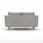 Phoebe 2 Seater Sofa - Small Sofa Standard Back Grade A — Capital Light Grey / Weathered Oak, gallery image 2