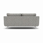 Phoebe 3 Seater Sofa - Large Sofa Standard Back Grade A — Capital Light Grey / Chrome, gallery image 2