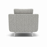 Phoebe Armchair - Chair Grade A — Capital Light Grey / Chrome, gallery image 2