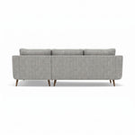 Phoebe Large Chaise Sofa - Large Chaise Sofa RHF Standard Back Grade A - Right Hand Facing — Capital Light Grey / Weathered Oak, gallery image 2
