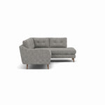 Phoebe Corner Sofa - Corner Group RHF Grade A - Right Hand Facing — Capital Light Grey / Weathered Oak, gallery image 1