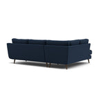 Phoebe Corner Sofa - Corner Group LHF Grade B - Left Hand Facing — Plush Velvet Indigo / American Walnut, gallery image 2