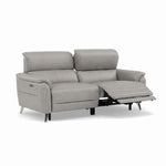 Sol 3 Seater Recliner Sofa - 3 Seater Power Recliner Sofa with Head Tilt F6 — Dexter Stone 43502, gallery image 1