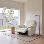 Nicoletti Vivaldi Recliner Armchair - Power Recliner Chair CB Torello - Power Recliner with USB-C — Torello PS Bianco 93, gallery image 1
