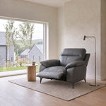 Nicoletti Vivaldi Recliner Armchair On Legs - Power Recliner Chair on Legs CB Torello - Power Recliner with USB-C — Torello PS Chocol -S 91, gallery image 1