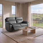 Nicoletti Vivaldi 2 Seater Recliner Sofa - 2 Seater Double Power Recliner CB Torello - Power Recliner with USB-C — Torello PS Chocol -S 91, gallery image 1