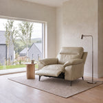 Nicoletti Vivaldi Recliner Armchair On Legs - Power Recliner Chair on Legs CB Torello - Power Recliner with USB-C — Torello PS Fango 352, gallery image 1