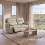 Nicoletti Vivaldi 2 Seater Recliner Sofa - 2 Seater Double Power Recliner CB Torello - Power Recliner with USB-C — Torello PS Fango 352, gallery image 1