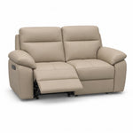 Nicoletti Vivaldi 2 Seater Recliner Sofa - 2 Seater Double Power Recliner CB Torello - Power Recliner with USB-C — Torello PS Tortora 328, gallery image 1
