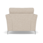 Chilton Armchair - Chair Fabric — Chrome Feet / Barley Linen, gallery image 2